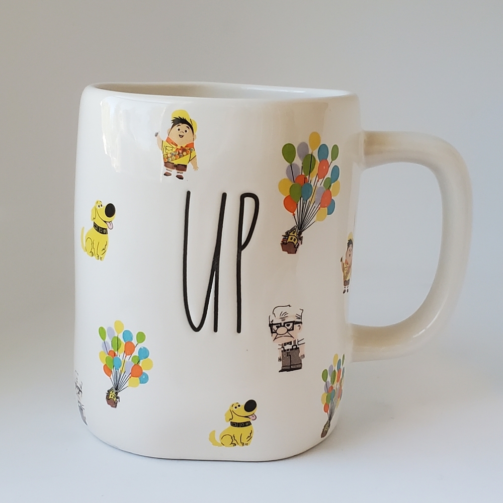 Rae Dunn Disney Pixar "UP" Movie Mug Coffee Cup Artisan Collection